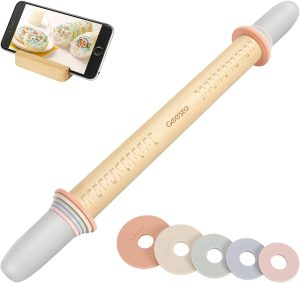 Geesta Adjustable Wood Rolling Pin
