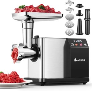 AAOBOSI 3000W Meat Grinder with Touch Screen