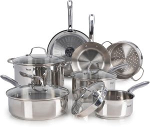 T-fal Stainless Steel Cookware Set