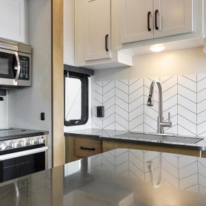 WEWE High Arc Pull Out Kitchen Faucet
