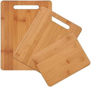 ROYAL CRAFT WOOD 3-Piece Bamboo Cutting Board Set