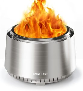 EAST OAK Fuoco 21" Smokeless Fire Pit