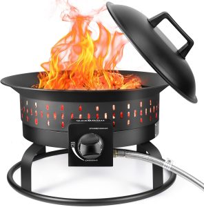 GasBRUH 19-Inch Portable Fire Pit