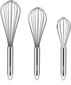 NileHome Stainless Steel Whisk Set