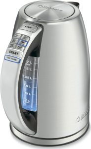 Cuisinart PerfecTemp 1.7-Liter Electric Kettle, Cordless