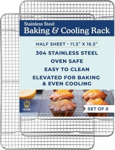 Ultra Cuisine Stainless Steel Cooling Rack Set