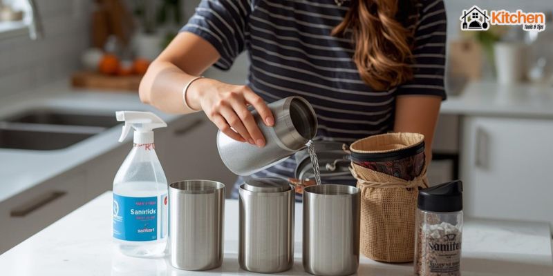 How to Sanitize Stainless Steel Drinkware