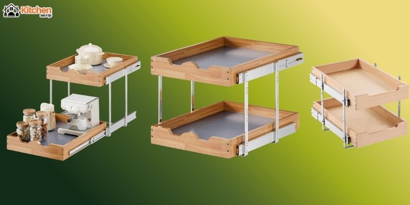 Tier Pull Out Cabinet Organizers